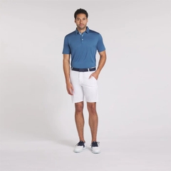 Áo Polo Puma Chính Hãng - Fair Isle Trim Polo Blue Horizon - Màu Xanh | JapanSport 627640-02