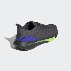 Giày chạy Adidas Chính hãng - EQ21 RUN Nam - Đen Xám | JapanSport H00515