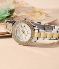 Đồng hồ Nữ Fossil Chính hãng - Stella 30mm Two-Tone Sang Trọng – Máy Quartz | JapanSport  ES5138