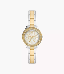 Đồng hồ Nữ Fossil Chính hãng - Stella 30mm Two-Tone Sang Trọng – Máy Quartz | JapanSport  ES5138