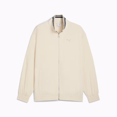 Áo Khoác Puma Chính Hãng - Unisex Premium ESS Relaxed Track Jacket - Màu Trắng| JapanSport 634028-87