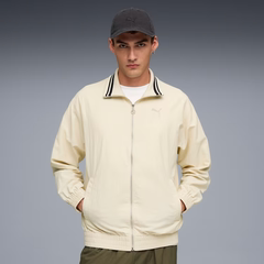 Áo Khoác Puma Chính Hãng - Unisex Premium ESS Relaxed Track Jacket - Màu Trắng| JapanSport 634028-87