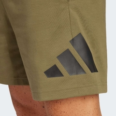 Quần Short Adidas Chính Hãng - Essentials Big Logo Single Jersey - Màu xanh | JapanSport IN6184