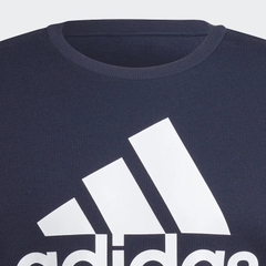 Áo Khoác Adidas Nam Chính Hãng - Essentials Big Logo Sweatshirt - Xanh | JapanSport HL2298