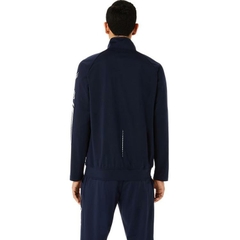 Áo Khoác Asics Chính Hãng - LIMO Fleece-Lined Stretch Knit Jacket - Màu Navy | JapanSport 2031D576-400