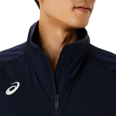 Áo Khoác Asics Chính Hãng - LIMO Fleece-Lined Stretch Knit Jacket - Màu Navy | JapanSport 2031D576-400