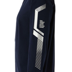 Áo Khoác Asics Chính Hãng - LIMO Fleece-Lined Stretch Knit Jacket - Màu Navy | JapanSport 2031D576-400