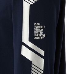 Áo Khoác Asics Chính Hãng - LIMO Fleece-Lined Stretch Knit Jacket - Màu Navy | JapanSport 2031D576-400