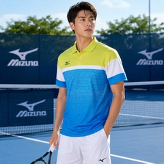 Áo Polo Mizuno Chính Hãng - Dry Science Game Shirt - Màu Xanh | JapanSport 62JA7215-24