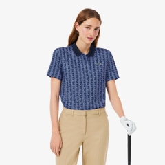 Áo Polo Lacoste Chính hãng - Polo Golf Lacoste Nữ Dáng Suông Dáng Suôn Chống Tia Uv - Màu Navy | JapanSport PF7453-51-AIT