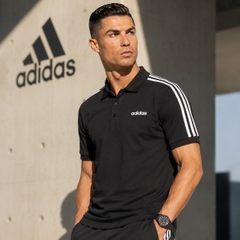Polo Adidas Nam Chính Hãng - adidas 3-Stripes Polo Shirt - Màu Đen | JapanSport EJ0927