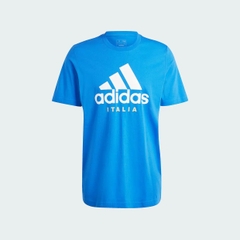 Áo Phông Adidas Nam Chính Hãng - Italy DNA Graphic Tee - Màu Xanh | JapanSport IS0617