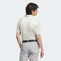 Áo Polo nam Adidas Chính Hãng - Short-Sleeve Printed Pattern - Màu Trắng Kem | JapanSport JE7142