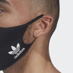 Set 3 chiếc Khấu trang Adidas Chính hãng - Face Covers - Không dùng trong y tê - Đen | JapanSport HC4703
