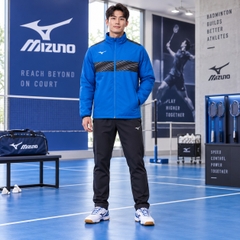 Áo Khoác Mizuno Chính Hãng - Padded warmer jacket - Màu Xanh | JapanSport  P2MEB590-25