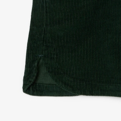 Quần Short Lacoste Nữ Chính Hãng - Women's Relaxed Fit Corduroy Shorts - Màu Green | JapanSport FF5683-51-YZP