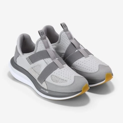 Giày Cole Haan Chính Hãng - ØriginalGrand Quadstar Monk Strap Running Sneakers - Màu Xám | JapanSport C40869W70251