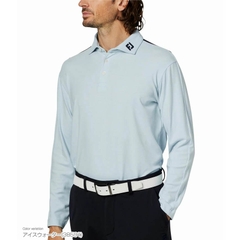 Áo Polo FOOTJOY Chính Hãng - Golf Wear Men's Long-Sleeve Shirt - Màu Xanh | JapanSport 38591-FJ-F25-S04