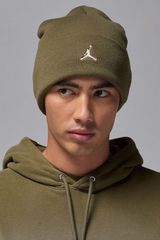 Mũ Len Nam Nữ Nike Chính Hãng - Jordan Peak Essential Beanie - Màu Xanh Olive | JapanSport FN4672-222