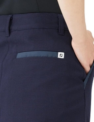 Chân Váy FootJoy Nữ Chính Hãng - Hound Tooth Brushed Golf Skirt - Màu Navy | JapanSport 81210-FJW-F23-P02