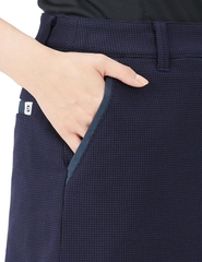 Chân Váy FootJoy Nữ Chính Hãng - Hound Tooth Brushed Golf Skirt - Màu Navy | JapanSport 81210-FJW-F23-P02