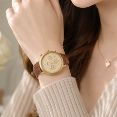 Đồng hồ Nữ Fossil Chính hãng - Neutra Chronograph Rose Gold-Tone Stainless Steel Watch Case | JapanSport C161008