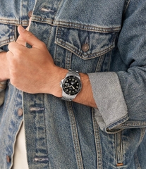 Đồng hồ Fossil Chính hãng - Blue Dive Three-Hand Date Stainless Steel Watch | JapanSport FS5952