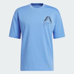 Áo Phông Adidas Nam Chính Hãng - Anthony Edwards GFX Schematic T-Shirt - Màu Xanh | JapanSport JM2681