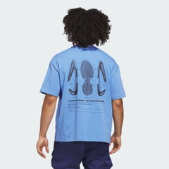 Áo Phông Adidas Nam Chính Hãng - Anthony Edwards GFX Schematic T-Shirt - Màu Xanh | JapanSport JM2681