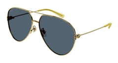 Kính Gucci Nam Nữ Chính hãng - GG1280S 003 – Gold/Blue - 62mm | JapanSport