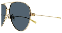 Kính Gucci Nam Nữ Chính hãng - GG1280S 003 – Gold/Blue - 62mm | JapanSport