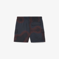 Quần Short Lacoste Chính hãng - Ombré Print Nylon - Màu Đen | JapanSport GH9659-51-EIX