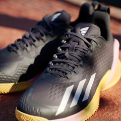 Giày Tennis Adidas Nam Chính Hãng - adizero Cybersonic Clay Tennis  - Đen / Vàng | JapanSport IF0437