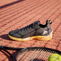 Giày Tennis Adidas Nam Chính Hãng - adizero Cybersonic Clay Tennis  - Đen / Vàng | JapanSport IF0437