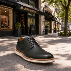 Giày Allen Edmonds Nam Chính Hãng - BENSON, BLK LE - Màu đen | JapanSport 7806