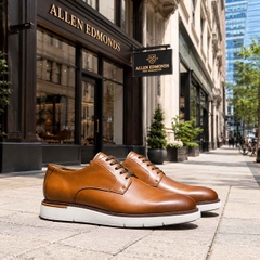 Giày Allen Edmonds Nam Chính Hãng - Carson - Giày Da Nam Hybrid Cao Cấp - Màu Nâu | JapanSport 6840