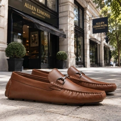 Giày Allen Edmonds Nam Chính Hãng - Lando Driving Style Loafer - Màu nâu | JapanSport 7799