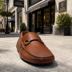 Giày Allen Edmonds Nam Chính Hãng - Lando Driving Style Loafer - Màu nâu | JapanSport 7799