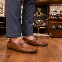 Giày Allen Edmonds Nam Chính Hãng - Lando Driving Style Loafer - Màu nâu | JapanSport 7799