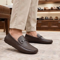 Giày Allen Edmonds Nam Chính Hãng - Lando Driving Style Loafer - Màu Dark Brown | JapanSport 8668