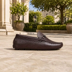 Giày Allen Edmonds Nam Chính Hãng - Lando Driving Style Loafer - Màu Dark Brown | JapanSport 8668