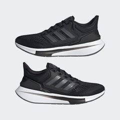 Giày chạy Adidas nữ Chính hãng - EQ21 Run - Đen | JapanSport H00544