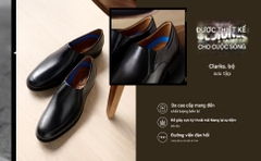 Giày Clark Nam Chính Hãng - Men's Tilden Free Loafer - Đen | JapanSport 261-10312