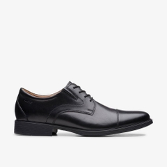 Giày Clark Nam Chính Hãng - Whiddon Pace Oxford - Đen | JapanSport 261-52909