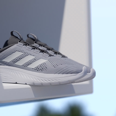 Giày chạy nam Adidas Chính hãng - GIÀY DÂY CHUN CLOUDFOAM COMFY - Xám  | JapanSport IH6021