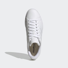 Giày Adidas Nam Chính Hãng - Grand Court Cloudfoam Comfort - Trắng | JapanSport GW9197