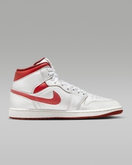 Giày Nike Chính Hãng - Air Jordan 1 Mid SE - Trắng/Đỏ | JapanSport FJ3458-160