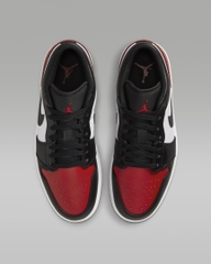 Giày Nike Nam Chính hãng - Jordan 1 Low - Đen Đỏ | JapanSport 553558-161