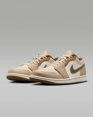 Giày Nike Nam Chính Hãng - Air Jordan 1 Low - Nâu/Trắng | JapanSport HF5753-221