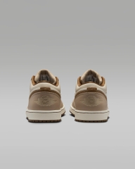 Giày Nike Nam Chính Hãng - Air Jordan 1 Low - Nâu/Trắng | JapanSport HF5753-221